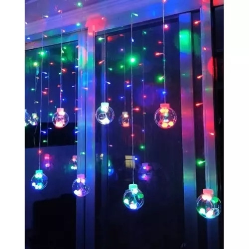 Tenda a sfera a LED multicolore con timer e telecomando
