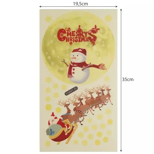 Pegatinas navideñas impermeables autoadhesivas