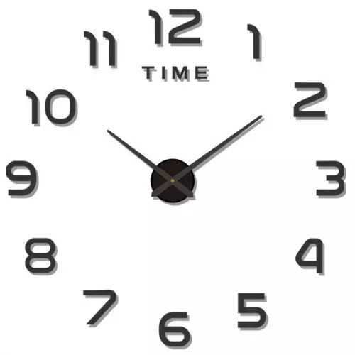Silent Adjustable Loft Style Wall Clock 60-130cm