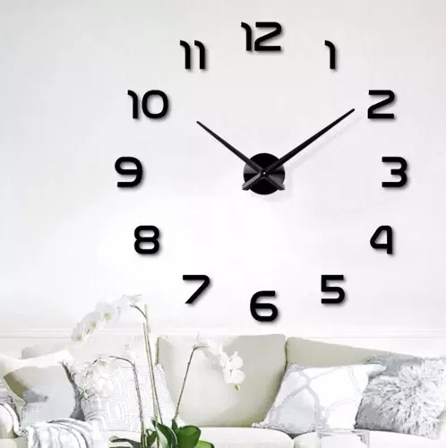 Silent Adjustable Loft Style Wall Clock 60-130cm