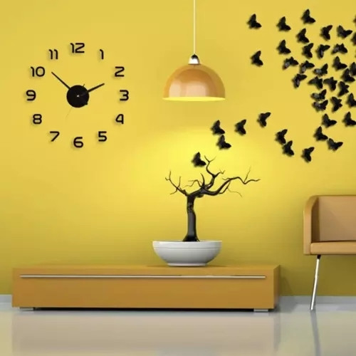 Silent Adjustable Loft Style Wall Clock 60-130cm
