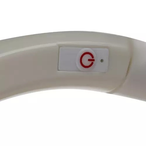 Collar para perros LED ajustable con carga USB