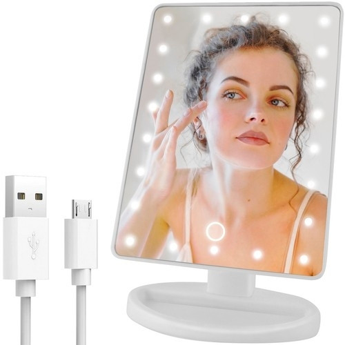 Illuminated Makeup Mirror 22 LED Adjustable Angle