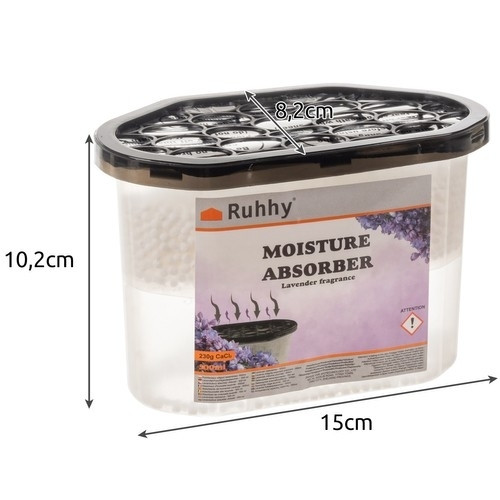 Moisture absorber Lavender scent 500ml Effective 2-pack