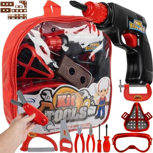 DIY Backpack for Kids with Tools & Protective Gear