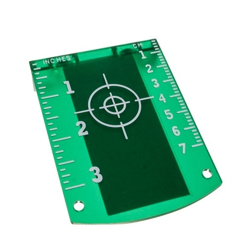 Disco target laser con specchio e magnete per la precisione