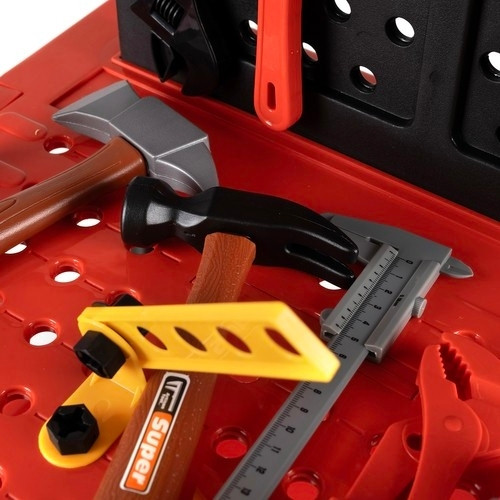 Tool workshop for children with drill and tool kit