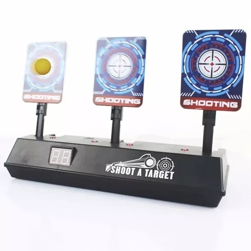 Escudo Eletrônico com 3 Alvos, Som e LCD