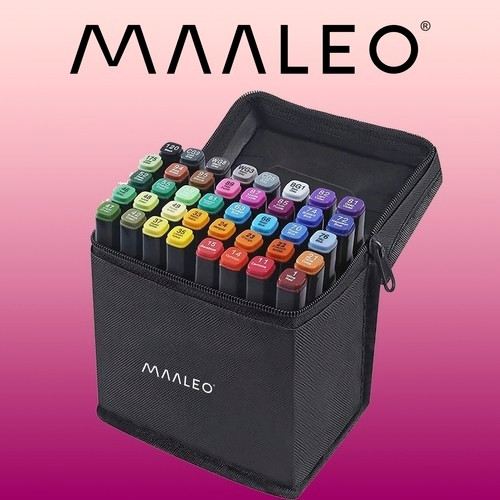Double-sided Highlighter Pens 40-pack with Case