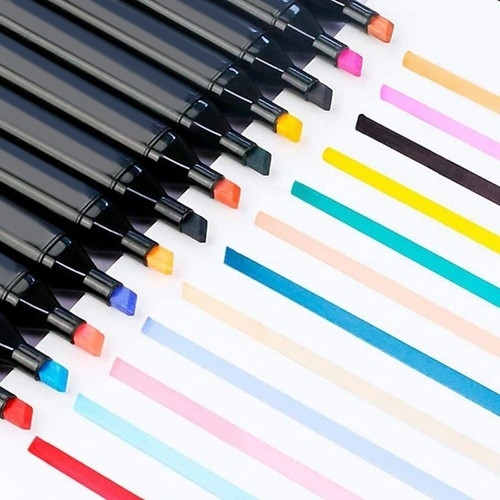 Double-sided Highlighter Pens 40-pack with Case