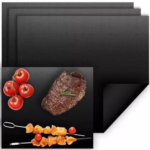 Reusable Non-Stick Grill Mat Set 3-pack