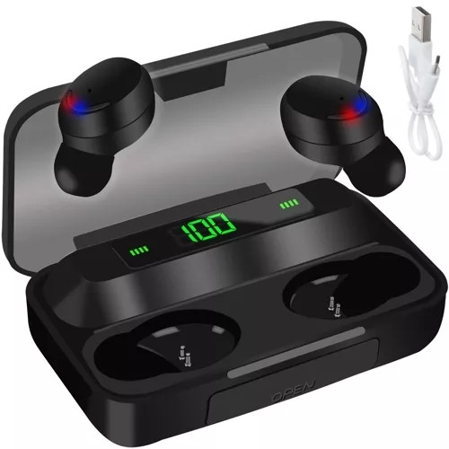 Cuffie wireless Bluetooth 5.1 con schermo LCD