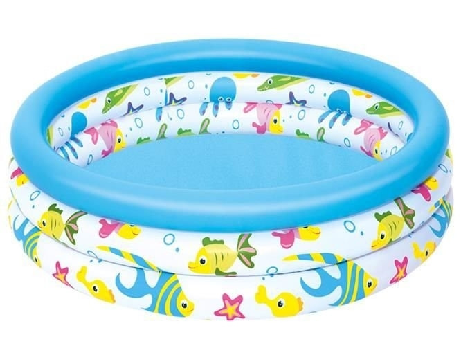 Inflatable Pool 102x25cm - Easy Assembly, PVC