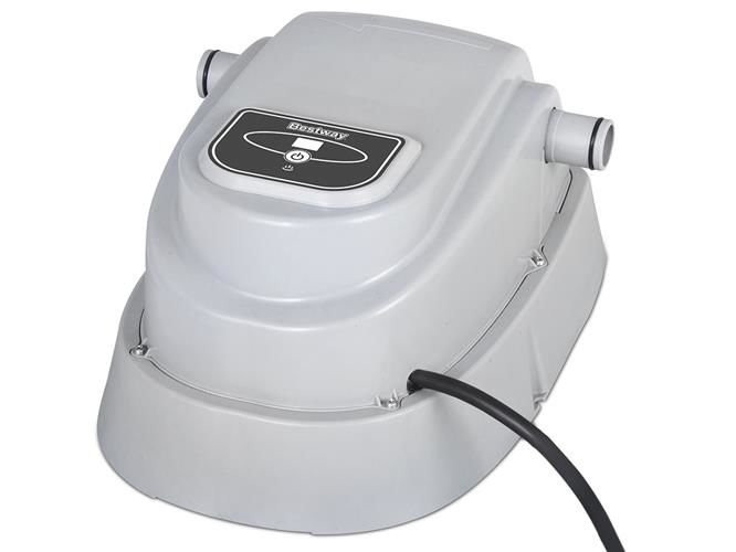 Energy efficient pool heater with safety system