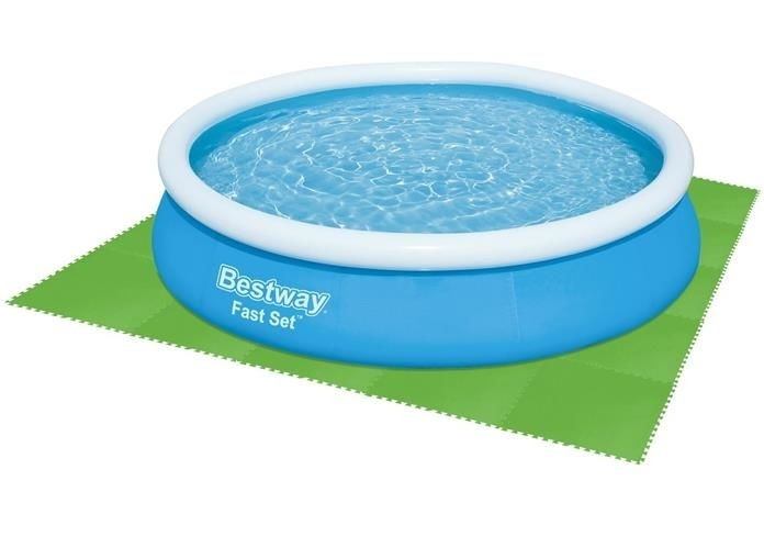 Protective Pool mat 79x79cm Green 9-pack
