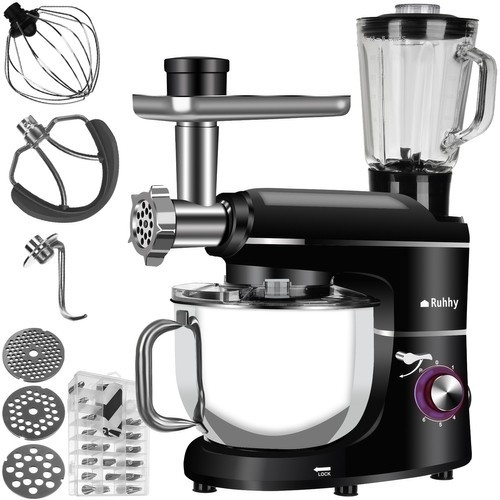 Powerful Kitchen Machine 2200W, 6.2L Bowl & Tools