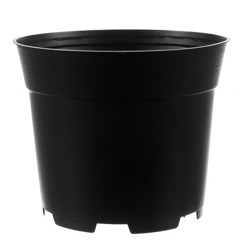 20-pack Black 2L Plastic Pots, Temperature Resistant