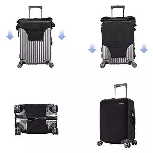 Black Suitcase Case M - Durable, Flexible