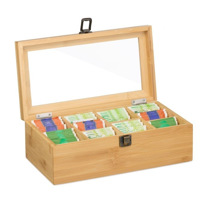 Boîte à thé à 10 compartiments
