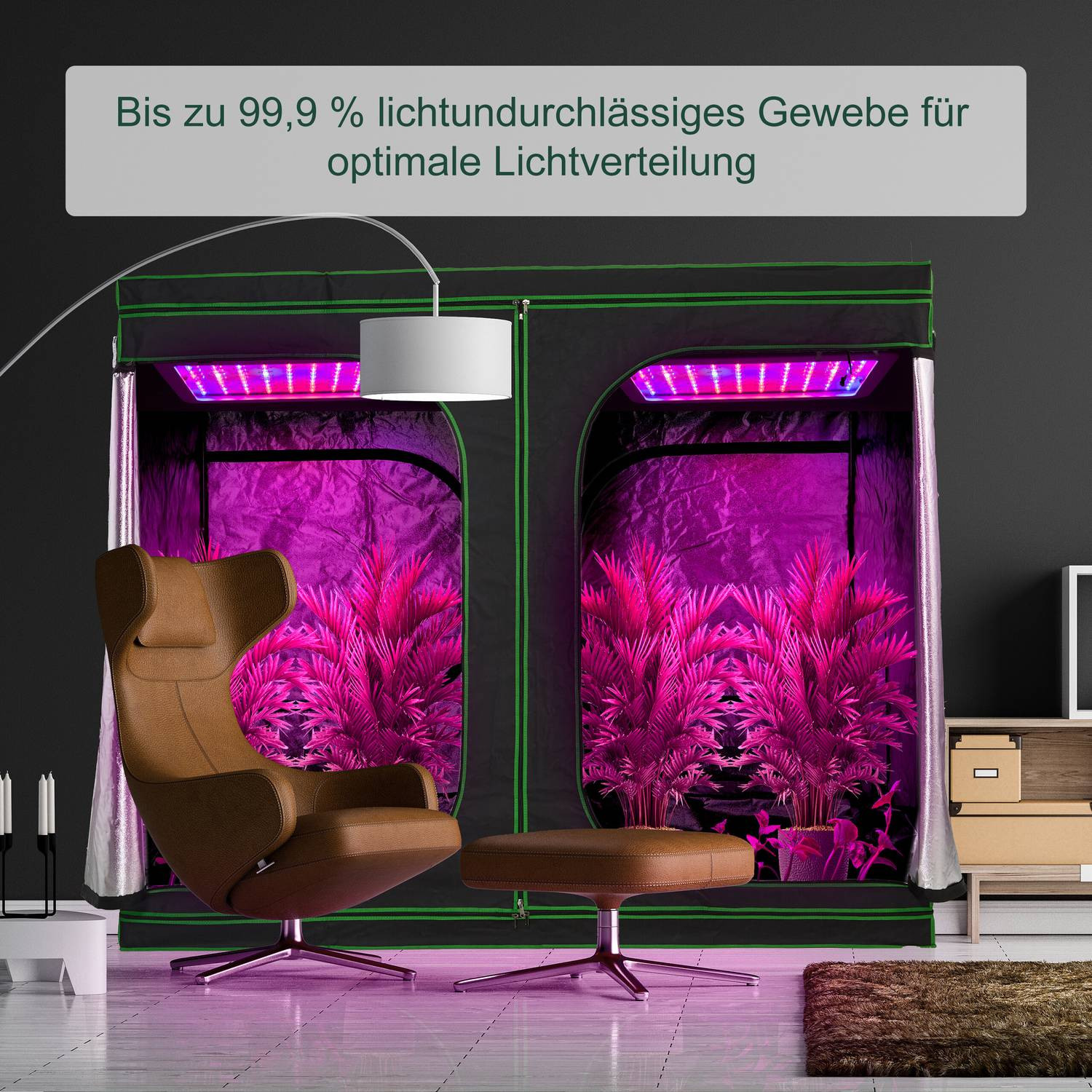 Caixa de cultivo interna