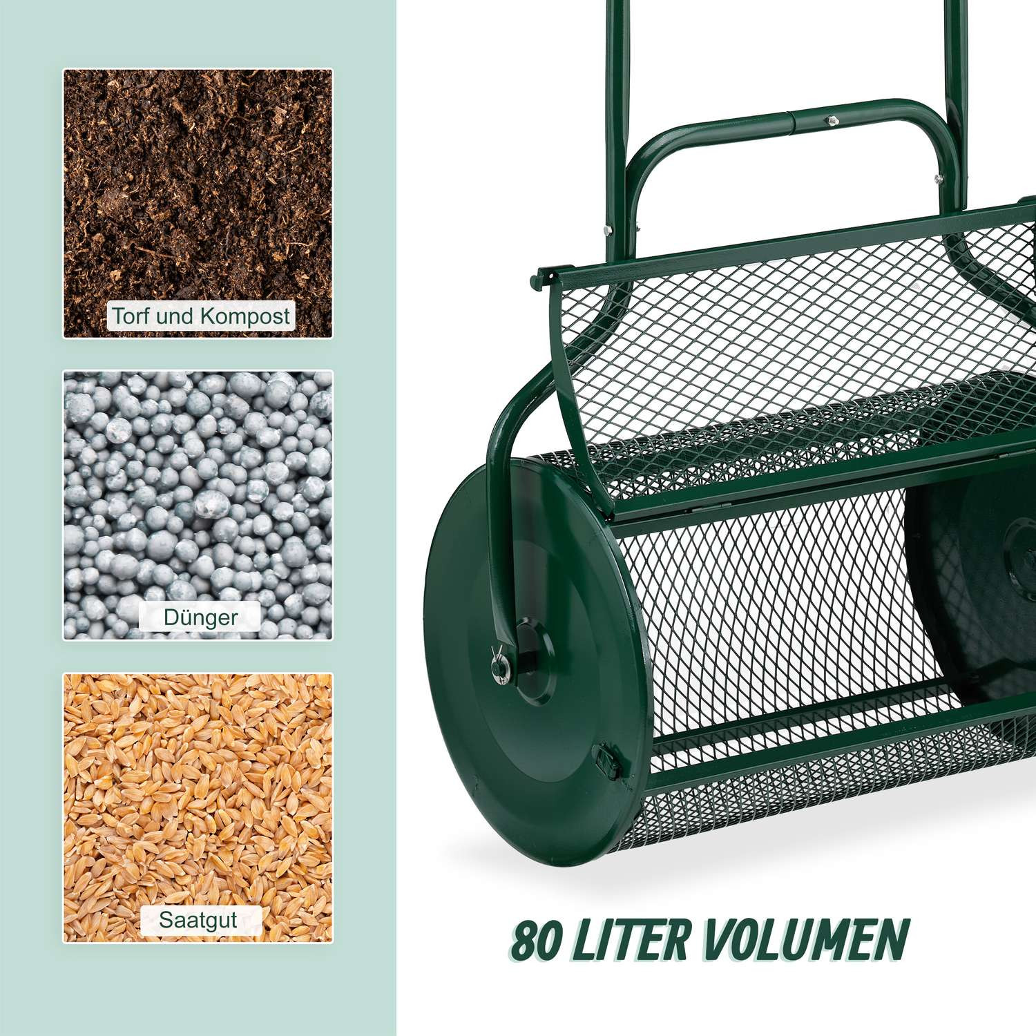 Distribuidor de compost 80 litros