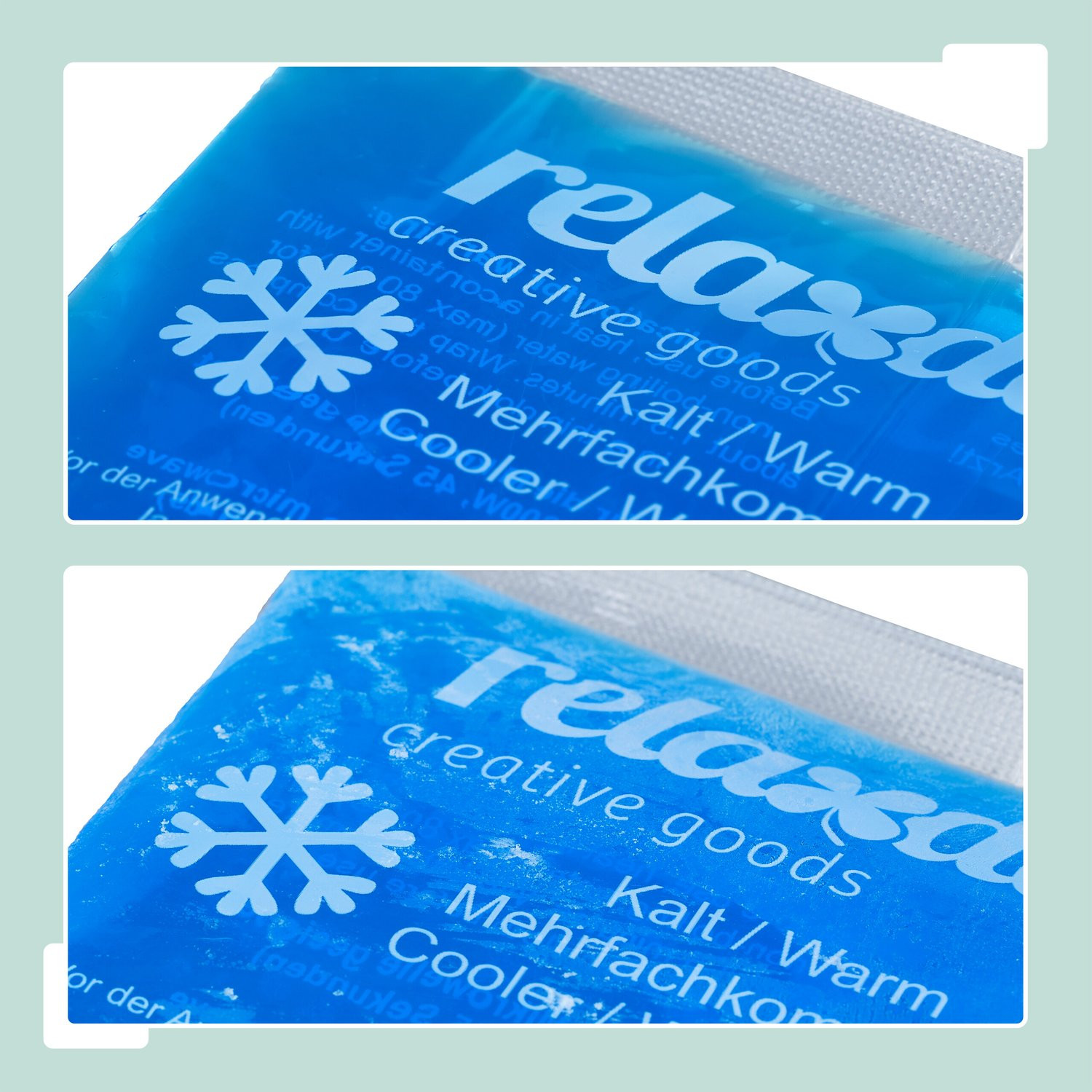 Conjunto de compresas refrescantes