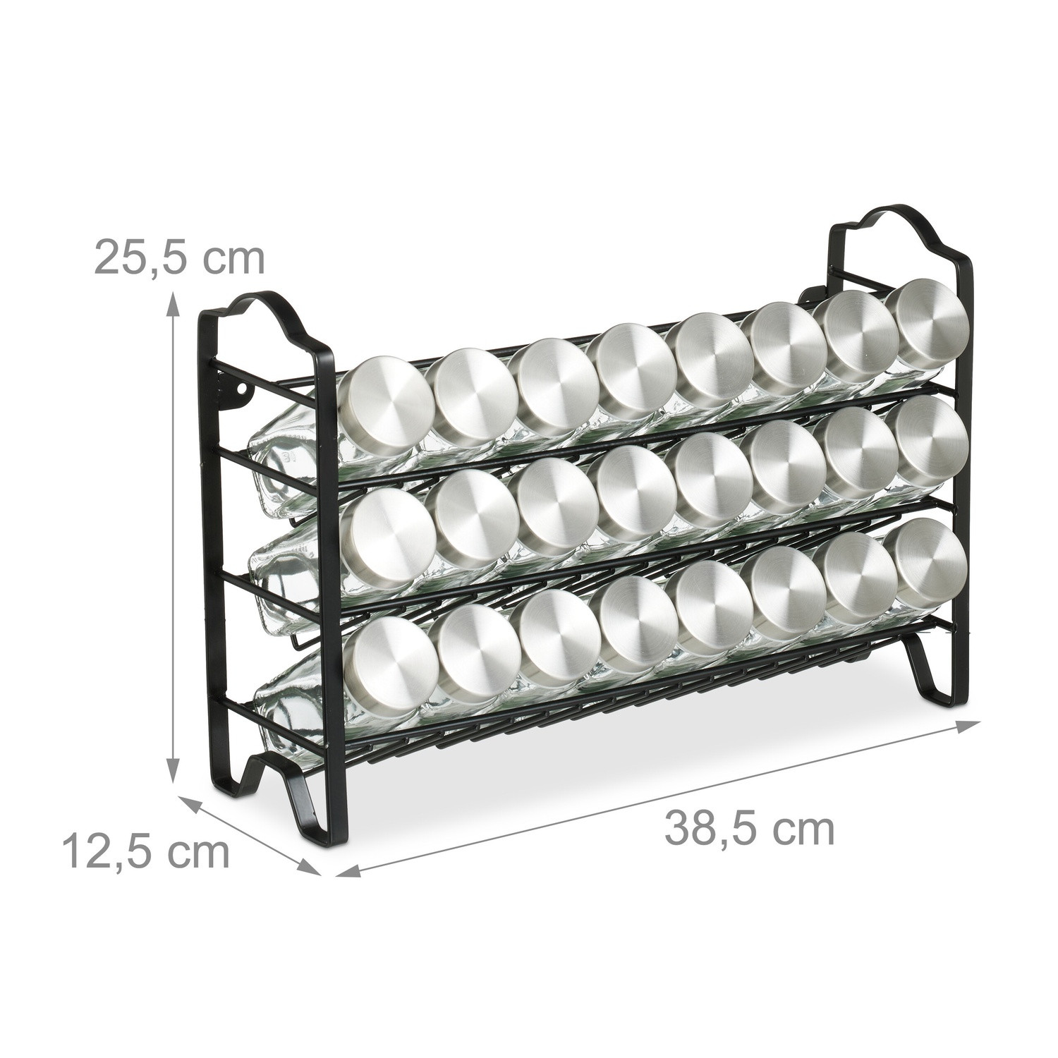 Porta-tempero com 24 copos