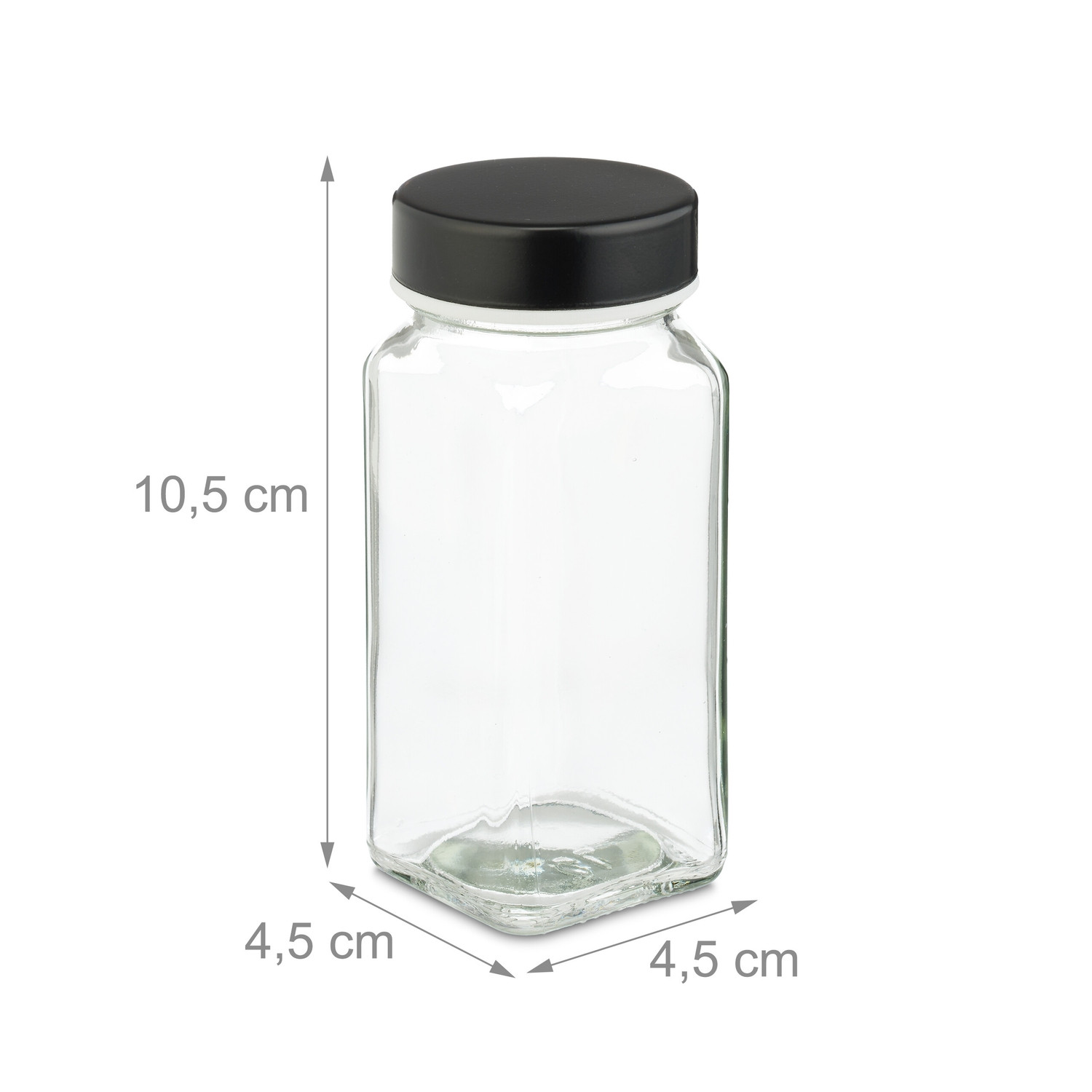 Spice rack with 24 glasses