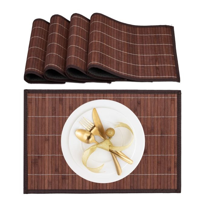 Placemats 4-pack bamboe