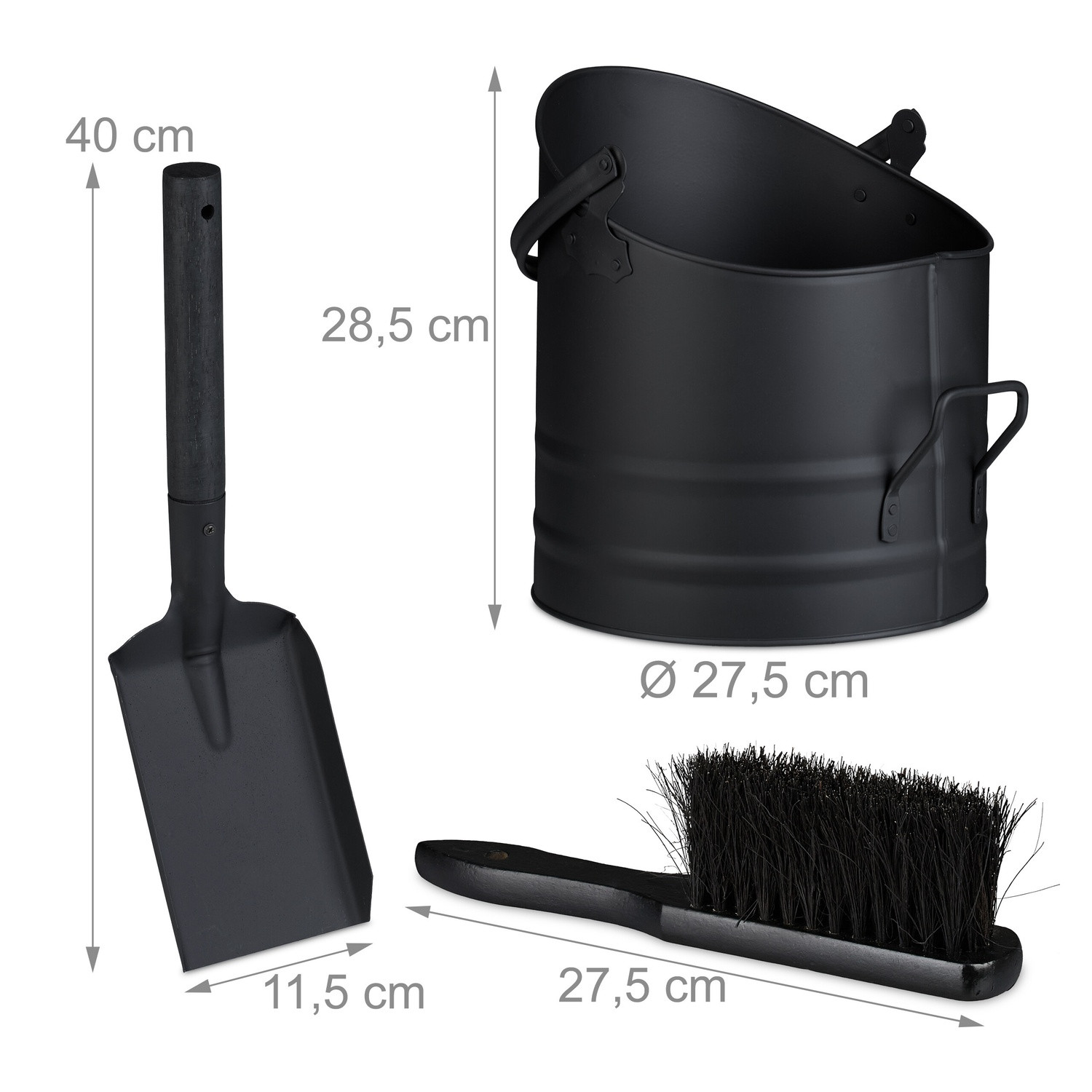 Cendrier avec accessoires 9,5 l