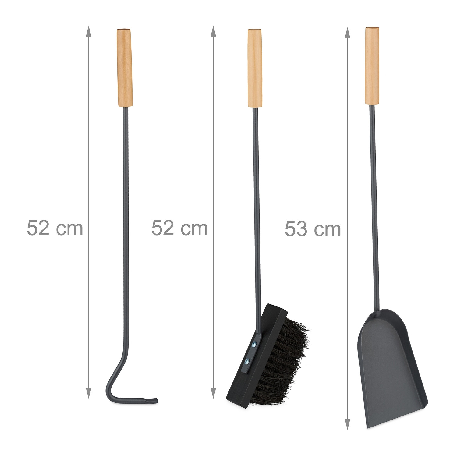 Ensemble de poêles 4 pièces avec support