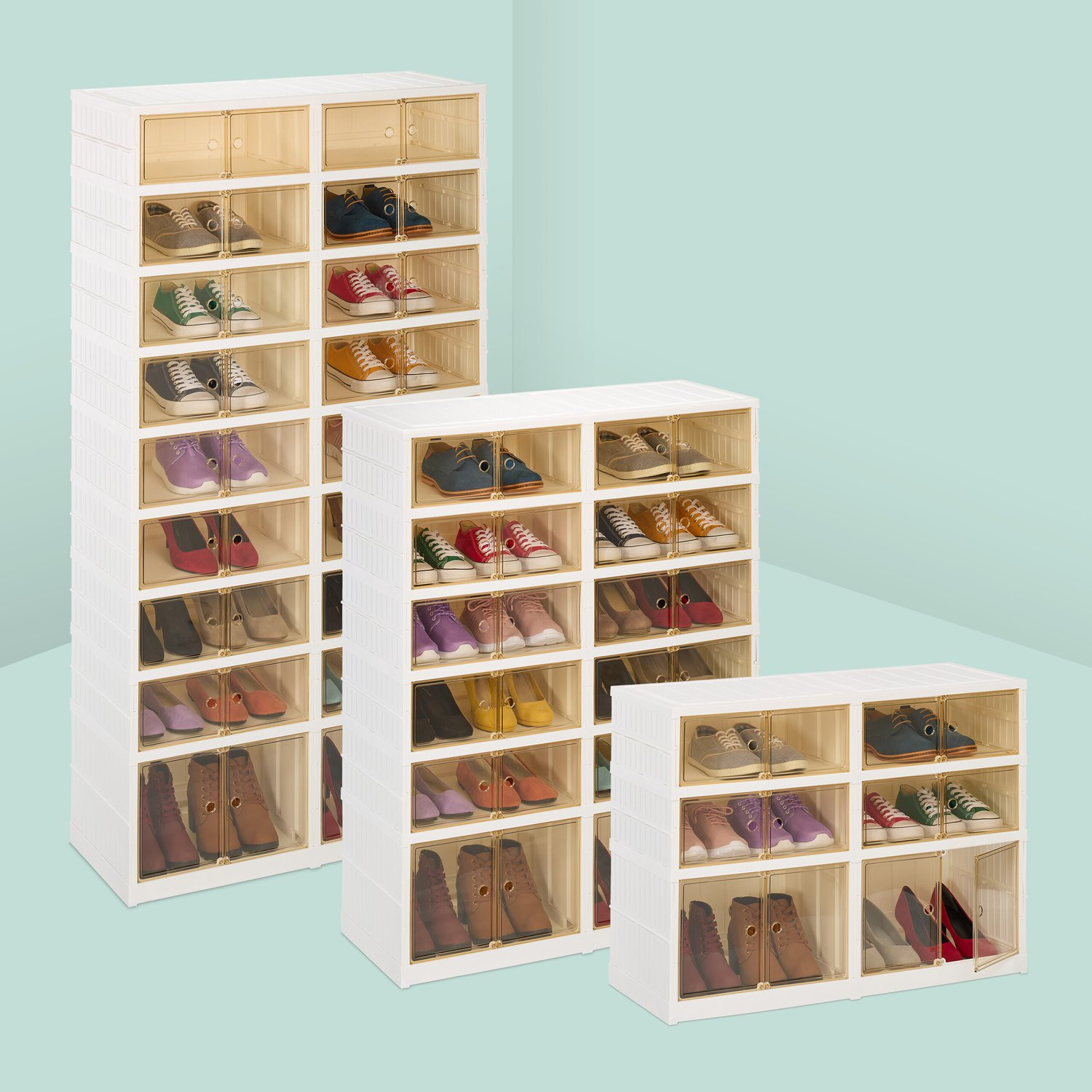 Faltbares Schuhregal