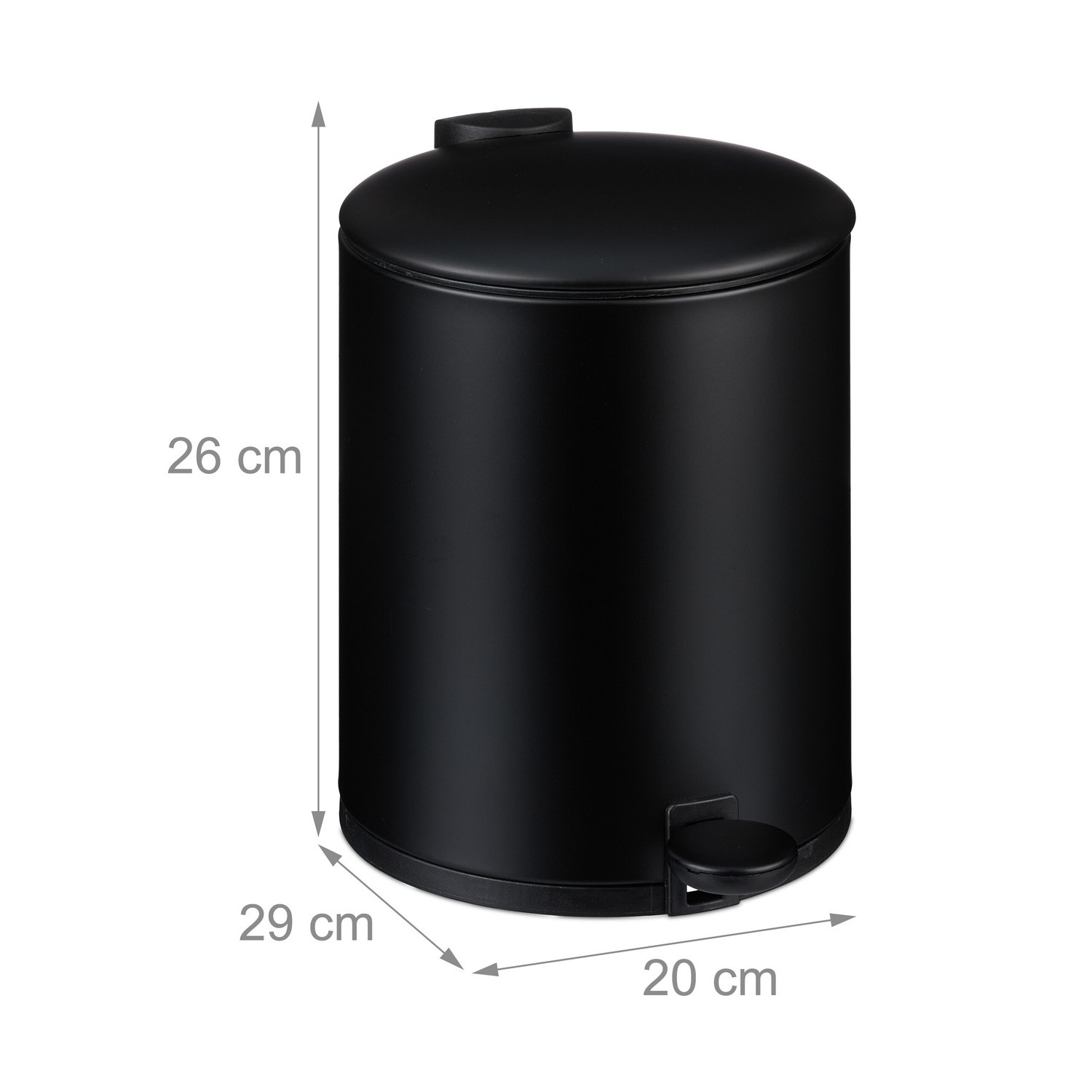 Round cosmetic container 5 l