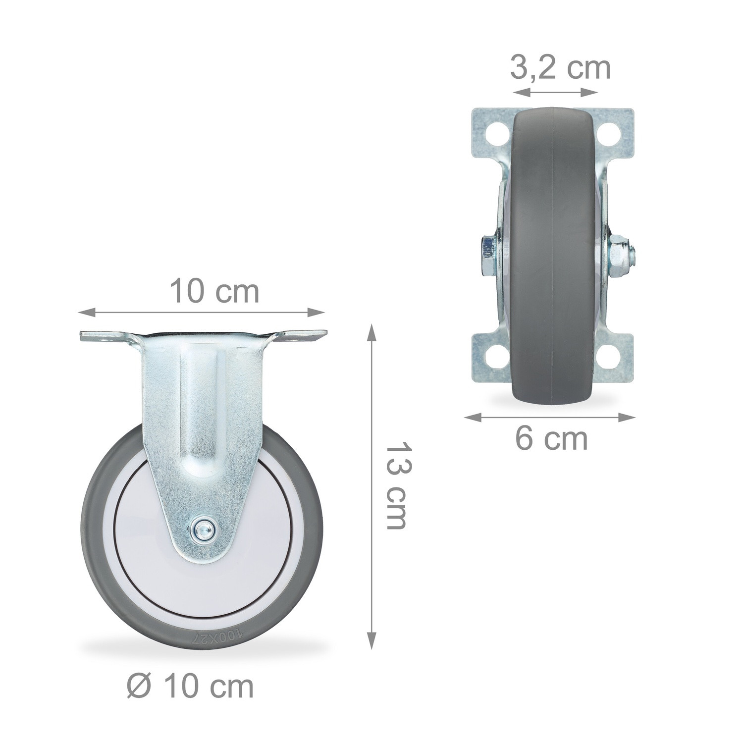 Vaste wielen, 4-pack