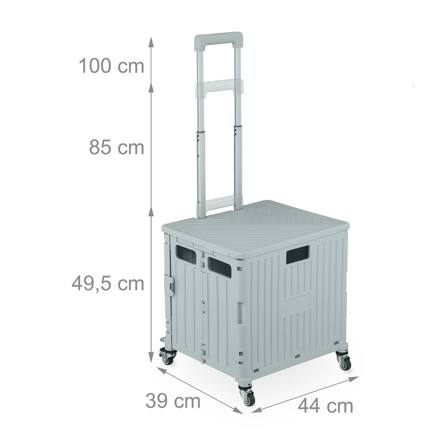 Carro de compra plegable con ruedas