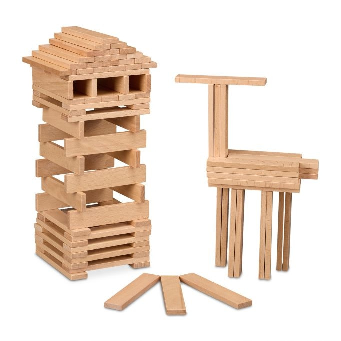 Holzbausteine, 100er-Set