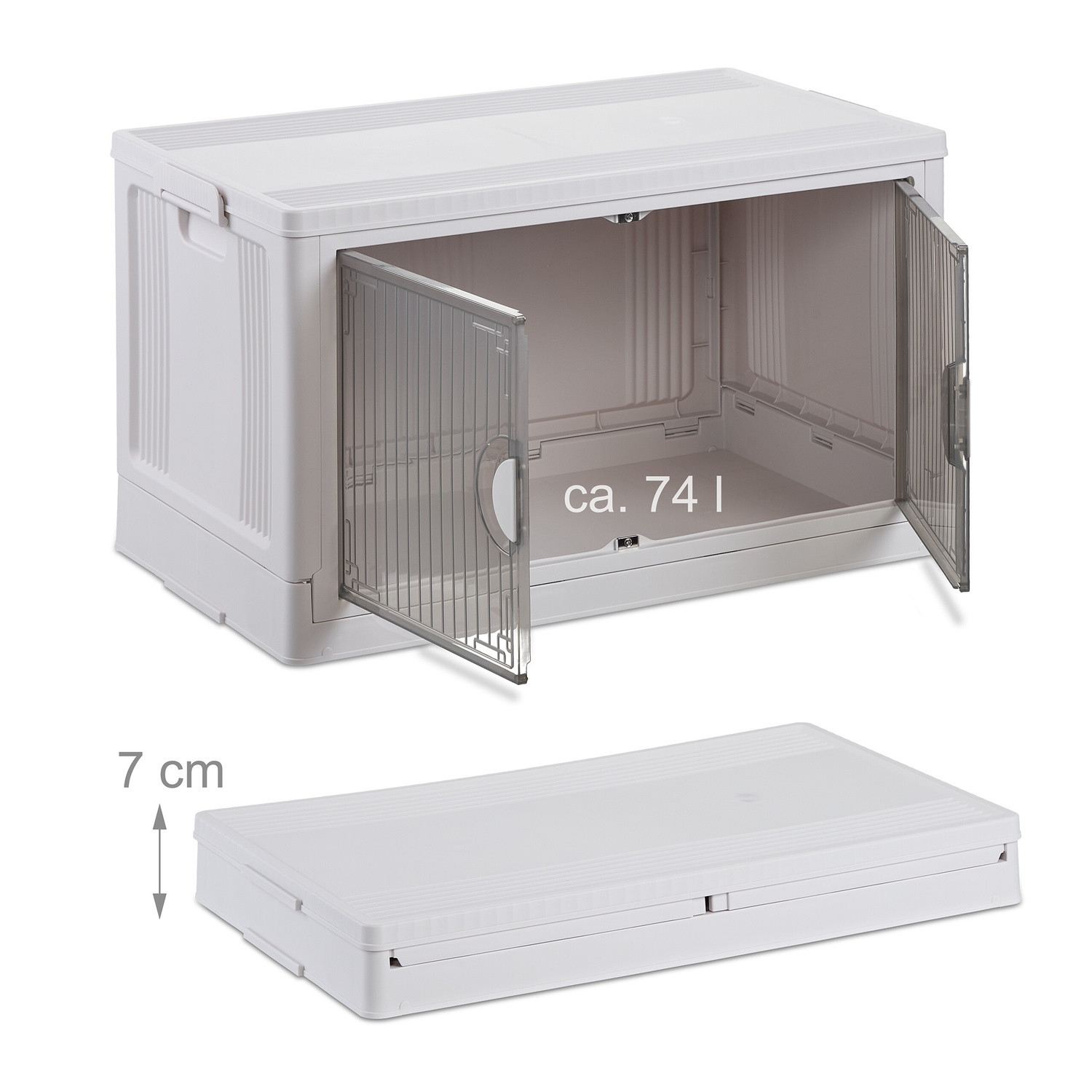 Stapelbare opbergbox 74 l