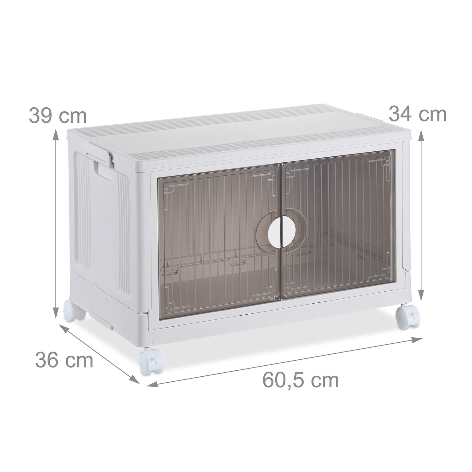Stackable storage box 74 l
