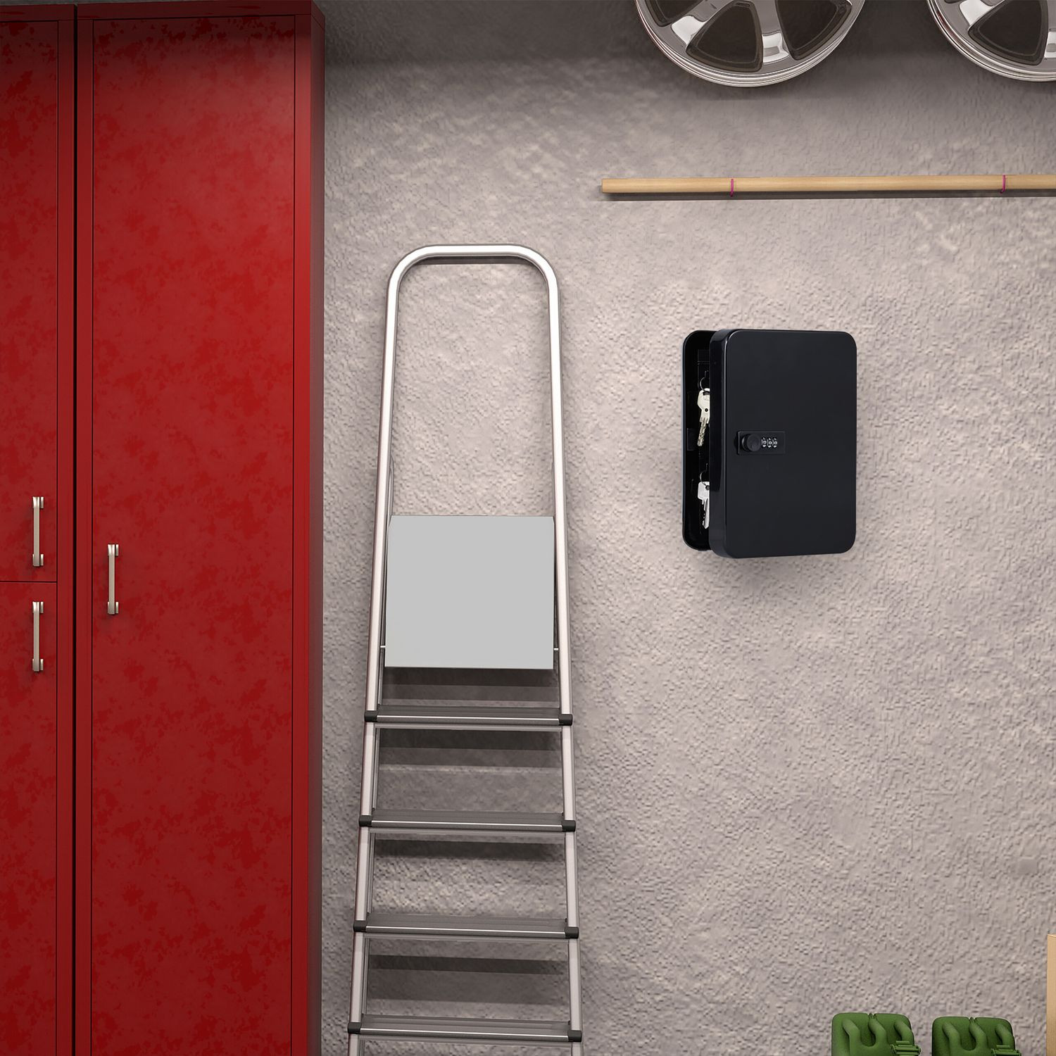 Armoire à clés avec serrure à code