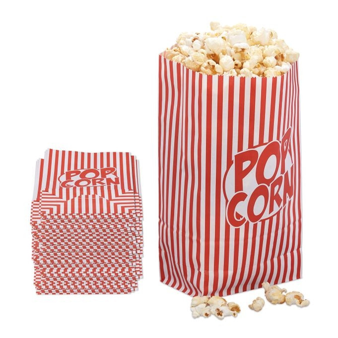 Retro Popcornröhre 100er-Pack