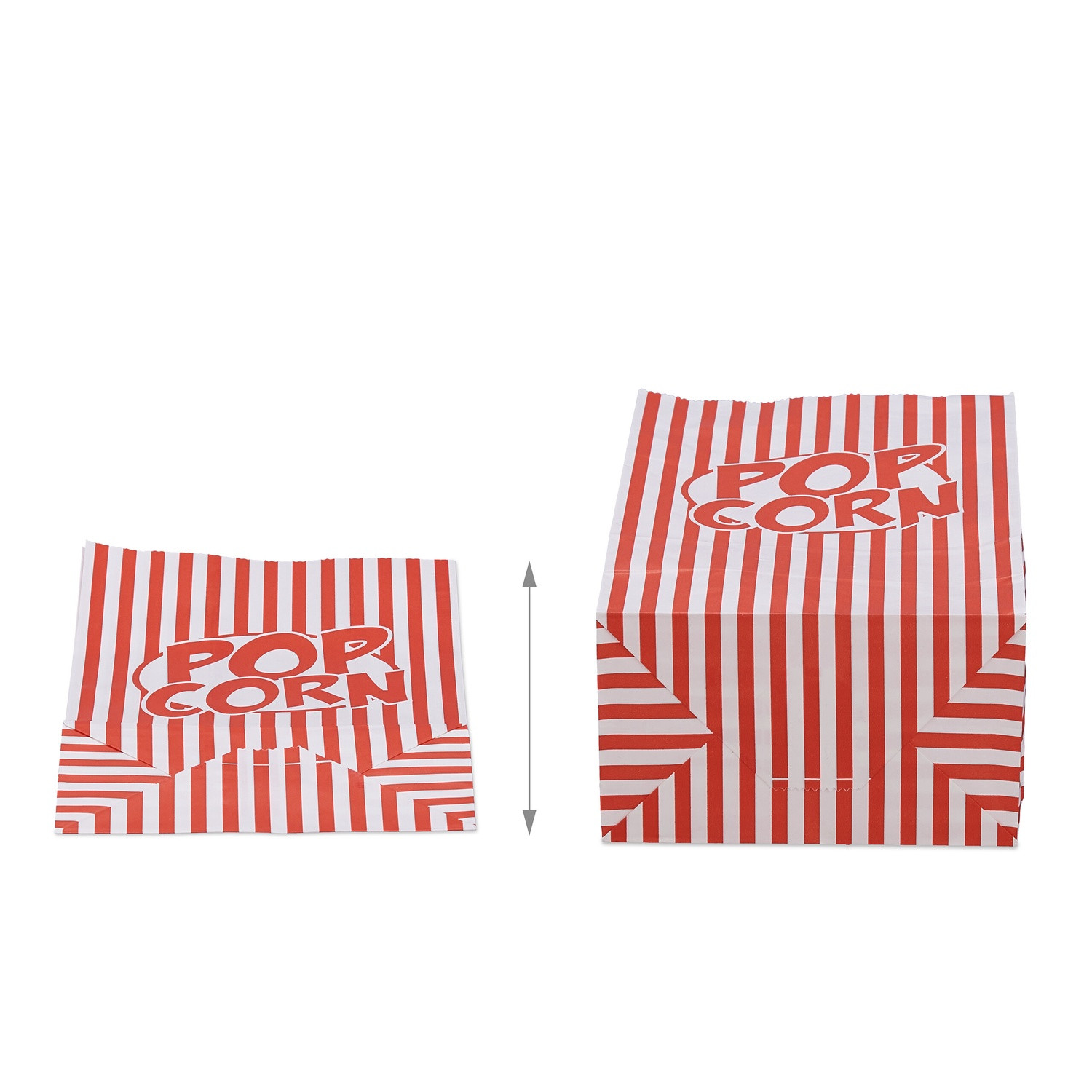Retro Popcornröhre 100er-Pack