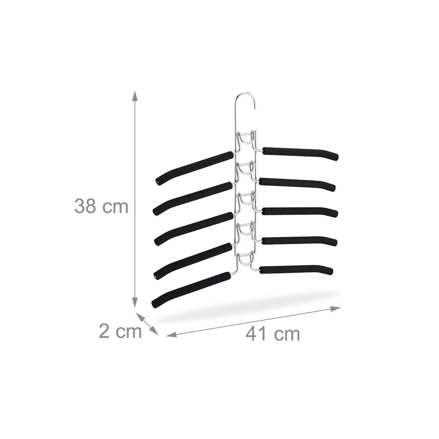 Several clothes hangers 5-pack