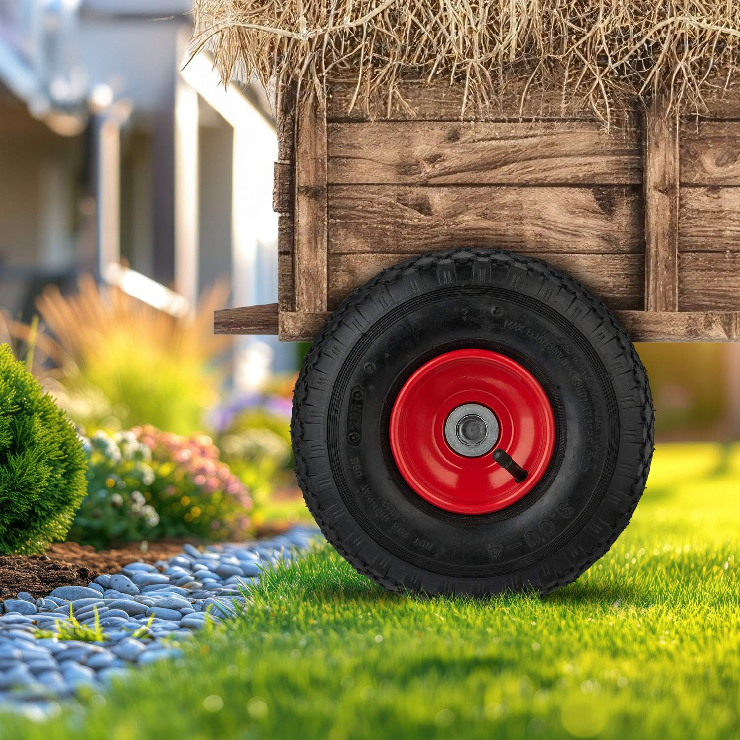 Sackladerräder 2er-Pack mit Luftbereifung