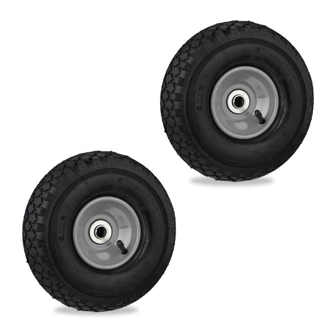 Sackladerräder 2er-Pack mit Luftbereifung