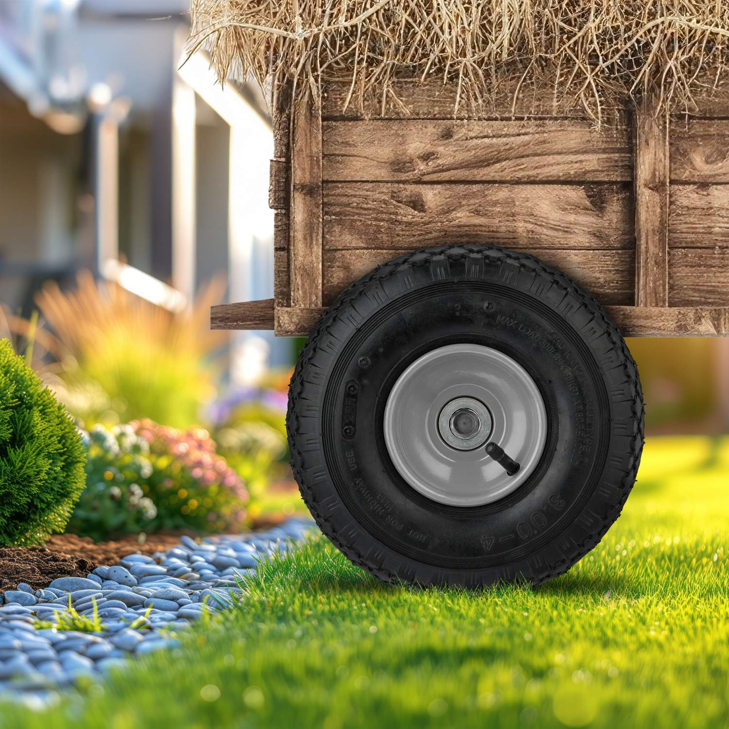 Sackladerräder 2er-Pack mit Luftbereifung