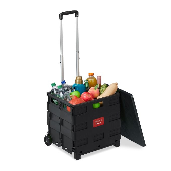 Winkelwagen met deksel