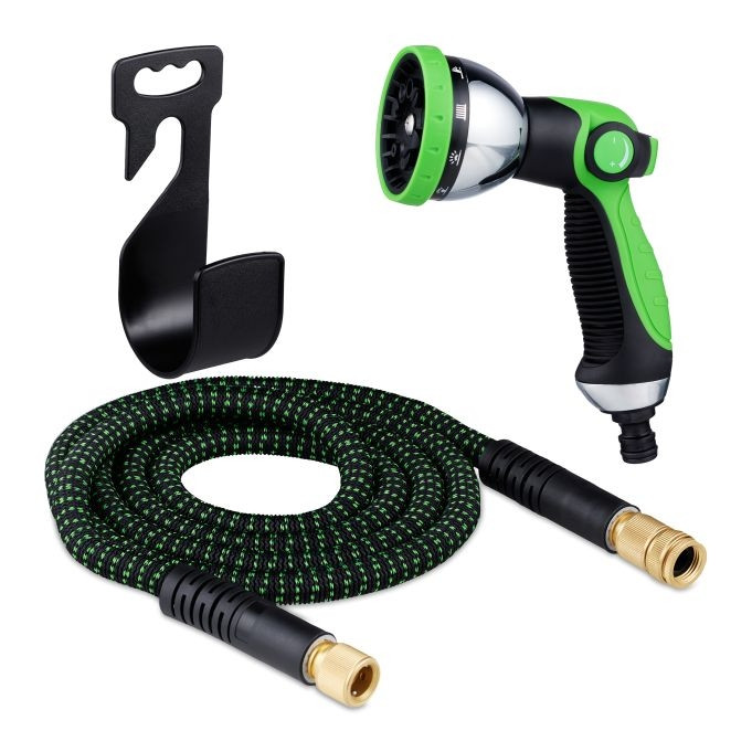 Flexibele tuinslang met handdouche
