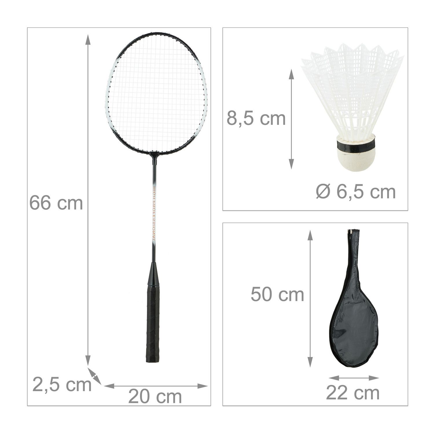 Ensemble de badminton avec sac