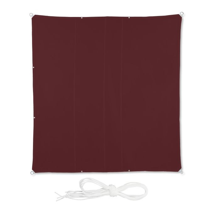 Voile solaire carrée marron
