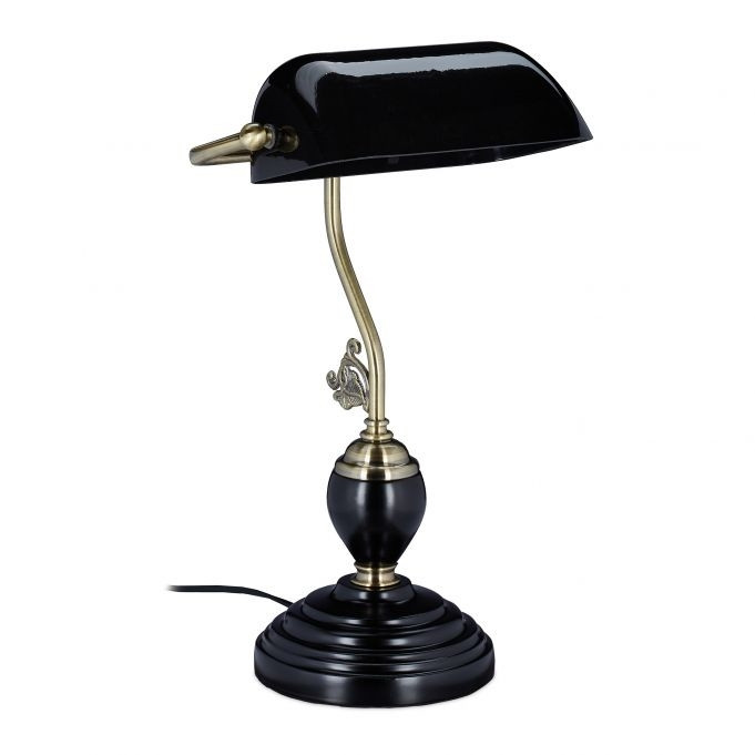 Lampada da banchiere nera
